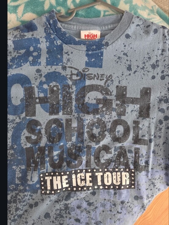 Disney Other - Disney Blue High School Musical 'The Ice Tour' Short Sleeve Tee